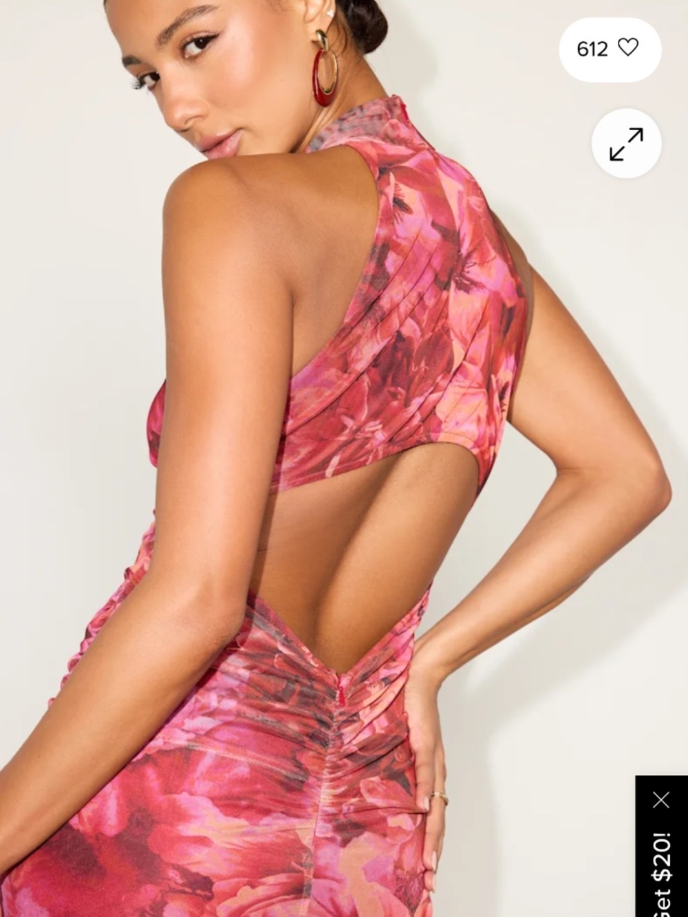 Rose red/pink dress